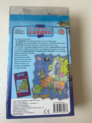 GEO-Pista De Viaje por Europa Puzzle