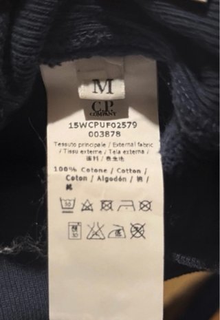Felpa C.P. Company con cappuccio blu