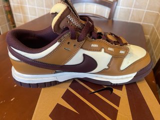 Nike dunk jumbo beige e marrone