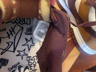 Nike dunk jumbo beige e marrone