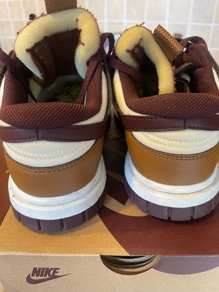 Nike dunk jumbo beige e marrone