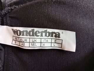 Braga Wonderbra Push Up Negra