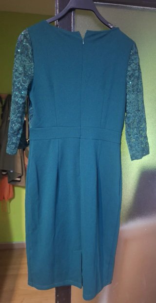 Vestido fiesta verde talla L