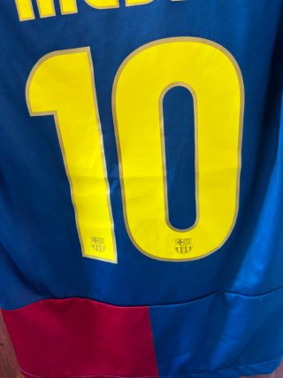 Camiseta Fútbol de messi Barcelona Final Roma 2009