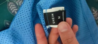 Camiseta Glamour 73 Azul y Naranja
