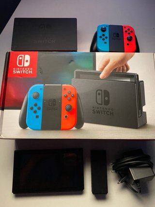 Nintendo Switch (Leer descripción) + Caja y Acceso