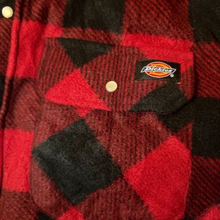 Giacca a quadri Dickies rossa e nera