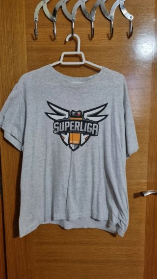 CAM 18 - Camiseta Superliga Orange Gris