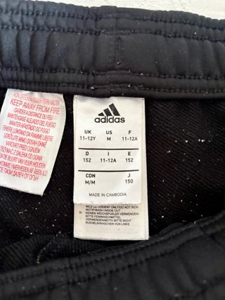 Pantalón de chándal Adidas negro