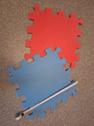 24 Alfombras Modulares Puzzle 50x50 + 20 Finales