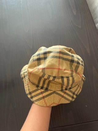 Sombrero Burberrys Beige Cuadros