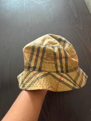 Sombrero Burberrys Beige Cuadros