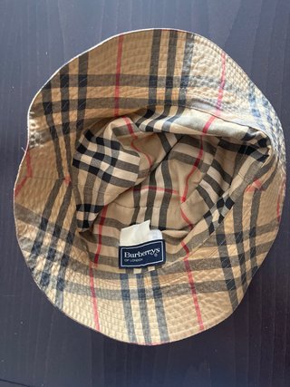 Sombrero Burberrys Beige Cuadros