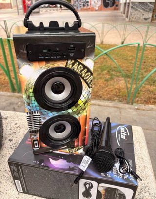Altavoz Portátil Elta Karaoke Bluetooth+Micrófono