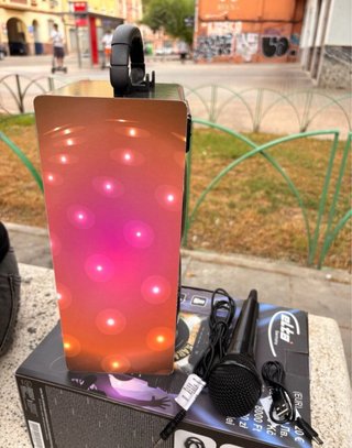 Altavoz Portátil Elta Karaoke Bluetooth+Micrófono