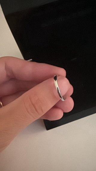 Alianza Oro Blanco 18k Diamantes
