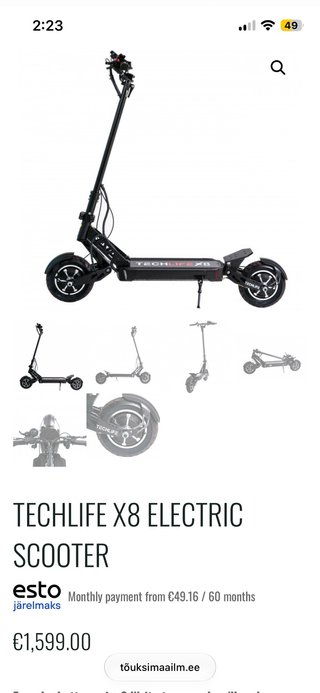 Patinete eléctrico TECHLIFE