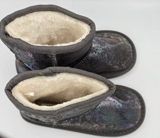 Pack de botas rosas y grises para niña talla 28