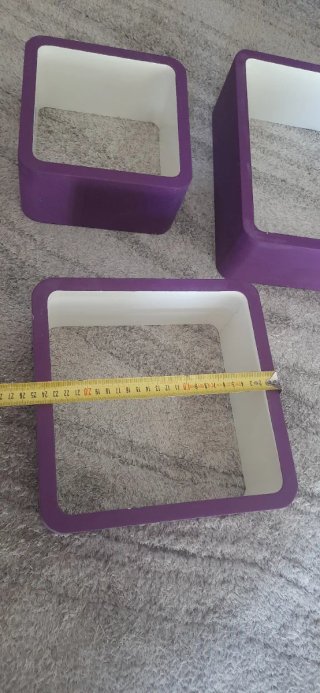 Set di scaffali cubici