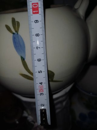 Olla  y tetera decorativa