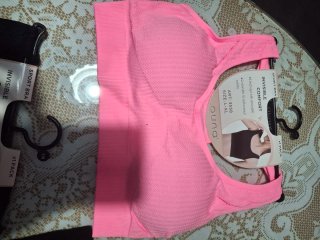 Sujetador deportivo Ouno Talla L-XL Rosa