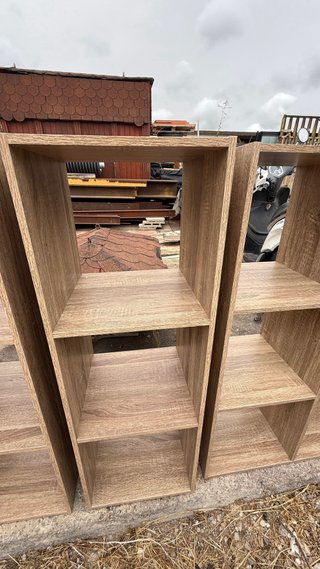 Estanterías modulares de madera