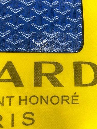 Estuche Goyard Paris Azul