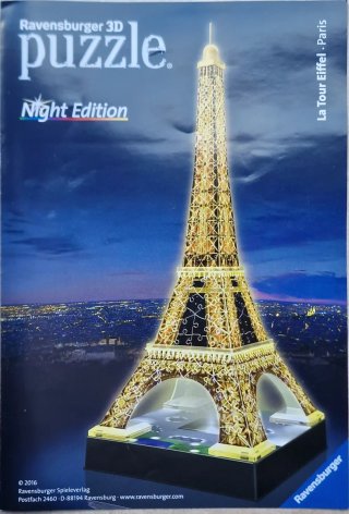 Puzzle 3D Torre Eiffel Ravensburger Night Edition