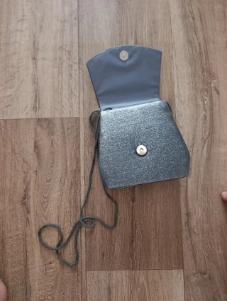 Bolso de fiesta plateado