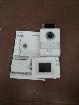 Vigilabebés 2.4 con cámara y monitor