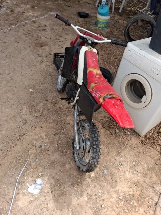 Moto Malaguti Enduro/Motocross Negra/Roja