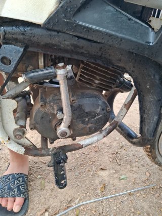 Moto Malaguti Enduro/Motocross Negra/Roja