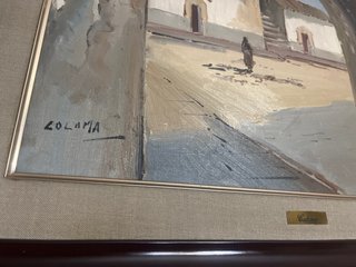 Conjunto cuadros óleo sobre lienzo