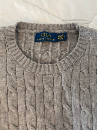 Polo Ralph Lauren Jersey Gris Talla M