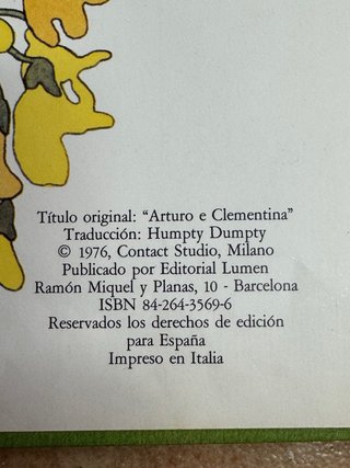Arturo y Clementina – Editorial Lumen 1976