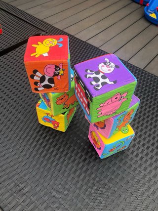 Cubi gioco in gommapiuma