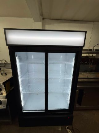 Nevera expositora cristal