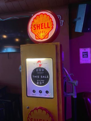 Surtidor Gasolina Texaco Vintage con Luz