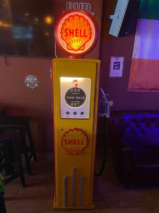 Surtidor Gasolina Texaco Vintage con Luz