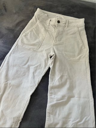 Pantalones super de moda Beige Corduroy