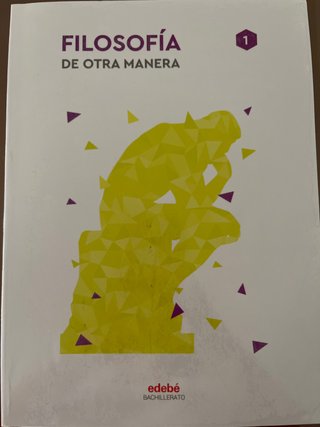 Filosofía 1, primer curso de bachillerato