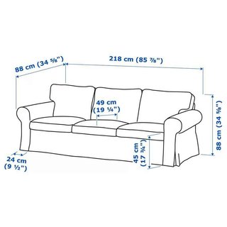 Divano IKEA EKTORP 3 posti + doppia fodera