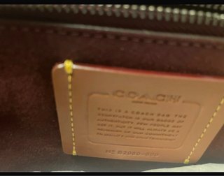 Bolso Coach Marrón y Blanco