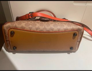 Bolso Coach Marrón y Blanco
