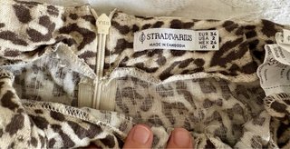 Falda pantalón Stradivarius estampado animal