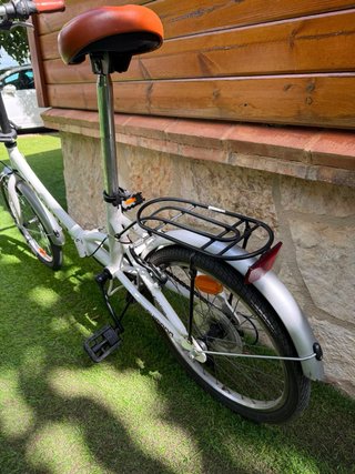 Bicicleta Plegable Moma Blanca