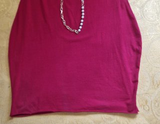Vestito donna leggero con catena perla