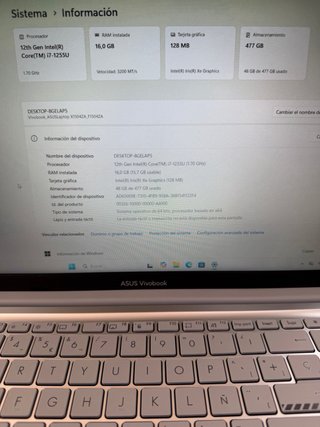 Asus VivoBook F1504ZA Gris/Plata