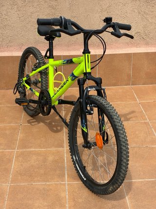Bicicleta infantil Rockrider verde