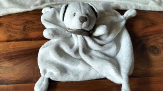 Doudou Peluche Oso y Perro Blanco